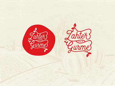 Zahter Gourmet Brand Logo brand branding food gourmet logo shop