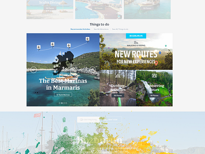 things to do view in a tourism portal corporate layout portal tourism ui web website