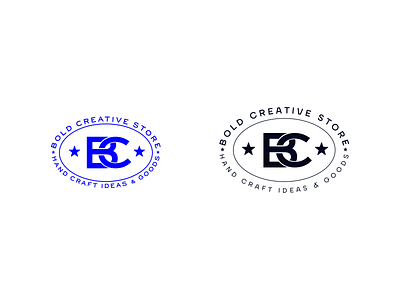 Bold Creative Store Logo v1 branding corporate etsy logo monogram shop