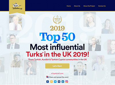 nehaber.uk Top 50 Web Site 2019 awards banner banner design boldistanbul british community england nehaber.uk people ui web