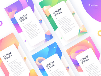 Appstore for HuaJiao brenttton gradients graphic huajiao