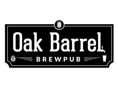 Oak Barrel - Logo bar beer brewpub charleston graphic design logo