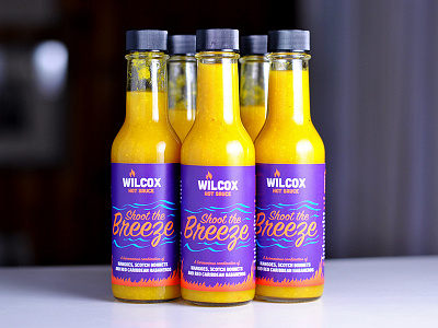 Wilcox Hot Sauce graphic design hot sauce product design