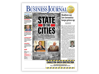 Charleston Regional Business Journal Cover Design
