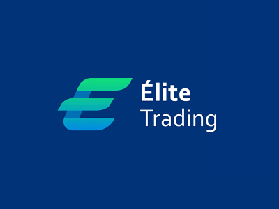 ELITE TRADING logo branding broker graphic design identity investment logo nft trading