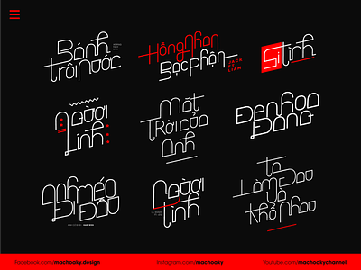 MHK_FONTMEOGI typeface design mạc họa kỳ mạc họa kỳ typeface typefaces typo typo design typography
