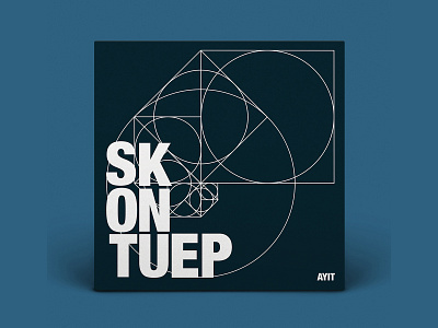 Skontu EP music album cover album art album cover albumartwork geometric geometry graphic design typogaphy