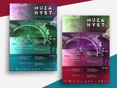 Poster MuzaHyst JazzFest festival hyst jazz jazz festival muza poster posters