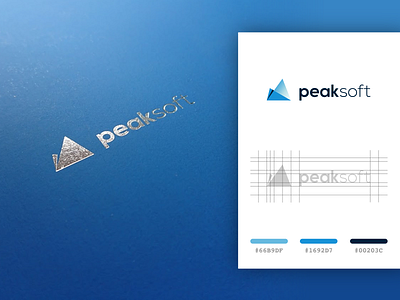 PeakSoft - logo for an accountant company