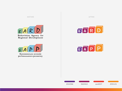 BARD logo development growth logo logotype ngo redesign redesigned steps
