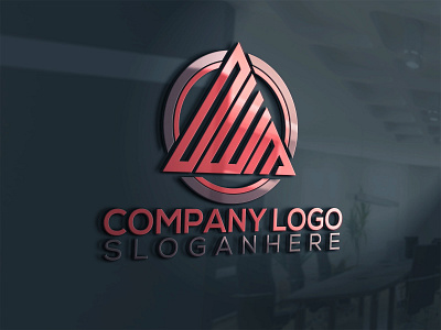 DWM Letter Logo Design brand branding concept creative design graphic design letter logo logo logo design logo designer logotype minimalist modern vector