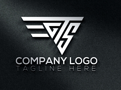 GTS Letter Logo Design brand branding concept creative design graphic design letter logo logo logo design logo designer logotype minimal minimalist modern professional logo vector