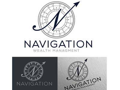 Navigation Logo Design brand branding concept creative design graphic design letter logo logo logotype modern