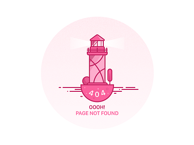 Daily UI challenge #008 - 404 Page 404 daily dailyui dribbble error flat