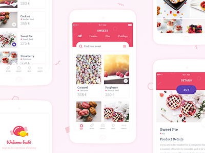 Sweetapp theme :: Kingofapp app cookies kingofapp shop sketchapp style styleguide sweet ui ui design