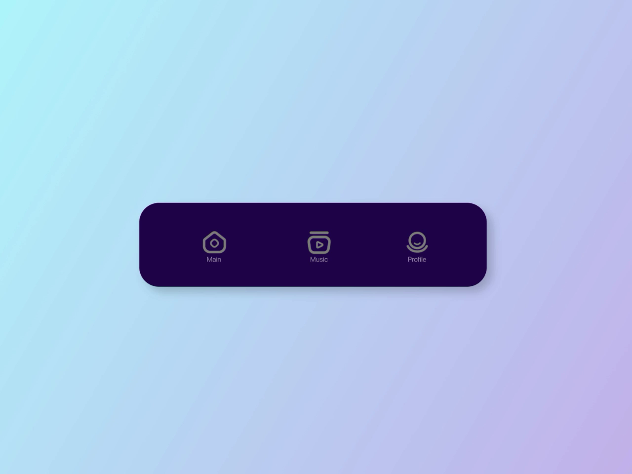 animated icons bottom bar by Fedarovich Mikalai on Dribbble