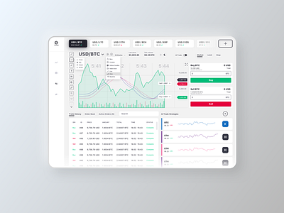 Trade app concept app app design concept crypto cryptocurrency dashboad design interface sketch ui uiux web