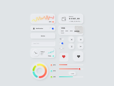 Free Neumorphism UI kit app app design branding dashboad design freebie interface neumorphic neumorphism neutraface sketch ui