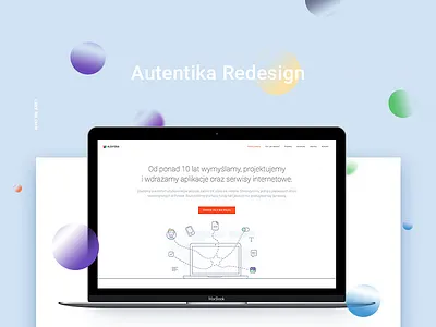 Autentika redesign autentika mialszygrosz redesign web