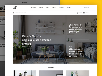 Magazine redesign autentika editorial interface lifestyle magazine mialszygrosz ui ux web