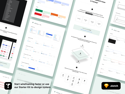 Tetrisly - Component Library for wireframing and Design System