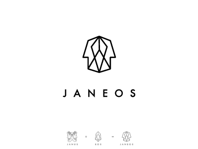Janeos Logo black eos janus logo minimal technology