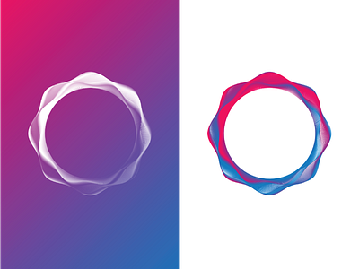 Virtual Assistant App Icon app branding gradiant graphic design icon logo logo design minimal vector virtual assistant