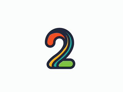TWO brand and identity graphic design icon logo logo design minimal