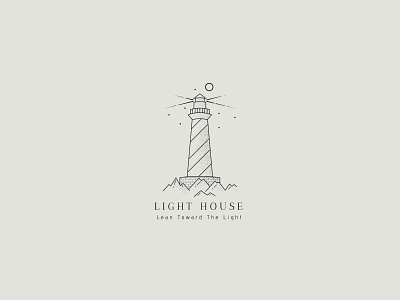 Light House brand and identity branding graphic design icon illustration logo logo design minimal vector