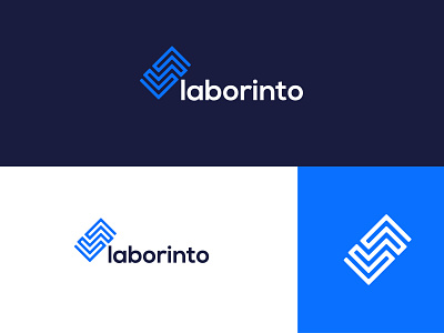 Laborinto - Logo Design Concept brand and identity branding icon laboratory logo logo design maze minimal