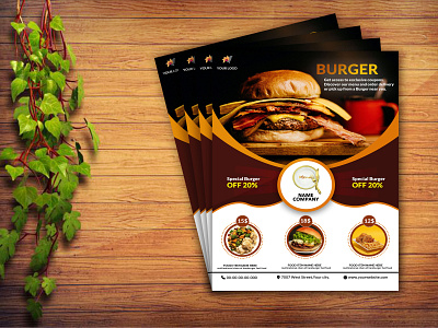 Food Flyer Design.