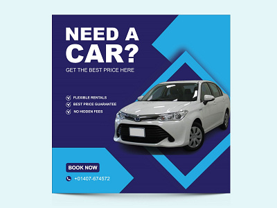 Car Facebook Banner Design ad banner banner design flyer google banner graphic design illustration web banner