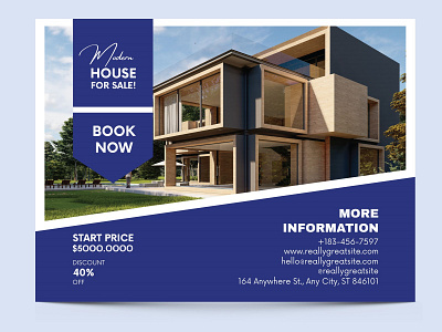 Real Estate (Facebook Post) banner branding design facebook ad facebook post flyer google ad graphic design illustration