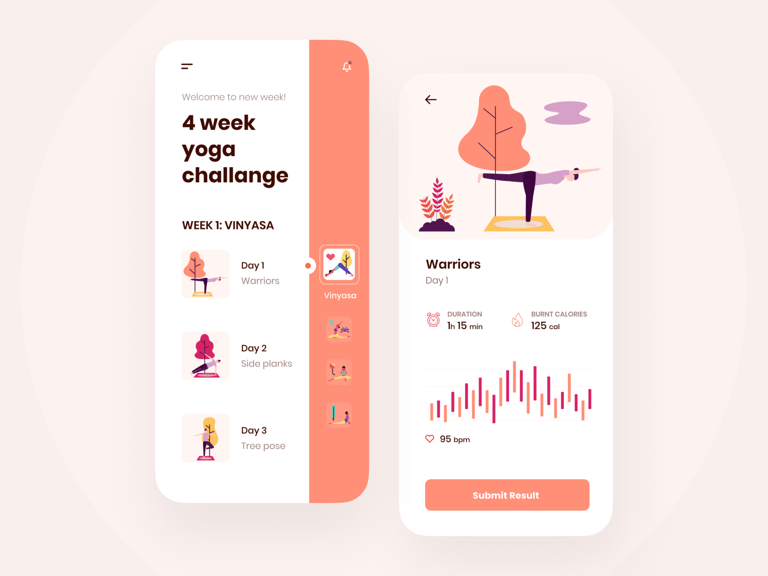 Workout app by Ruzanna on Dribbble