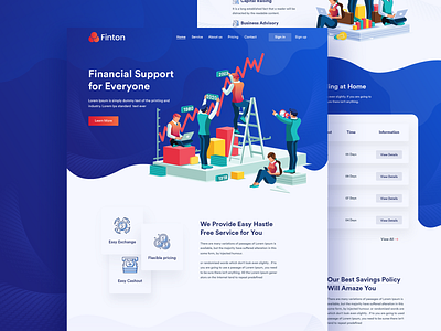 Financial Landing Page