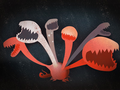 FEED ME!!! cartoon cute design illustration monster motion graphics
