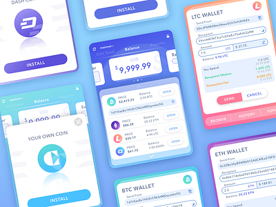 WEB3 by Ethnamed app chrome crypto dribbble token wallet
