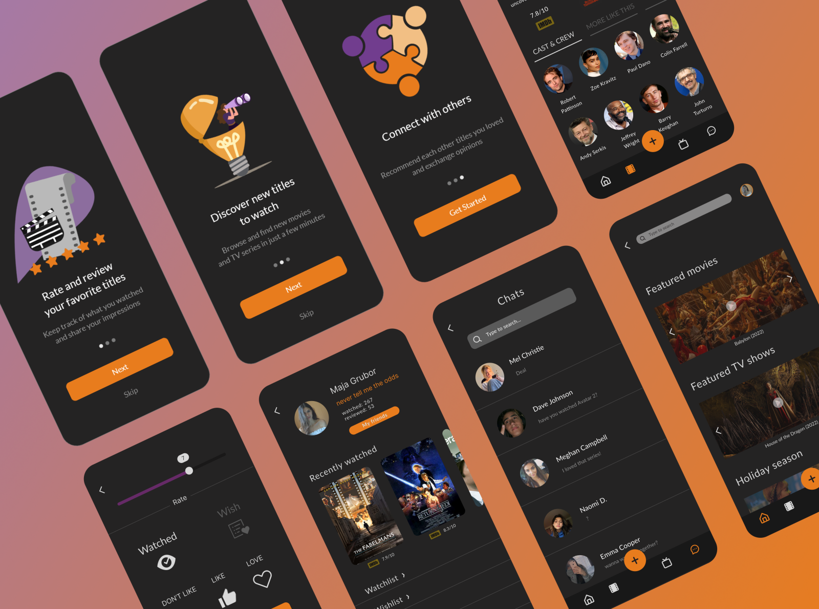 movie review app (2) by Maja Grubor on Dribbble