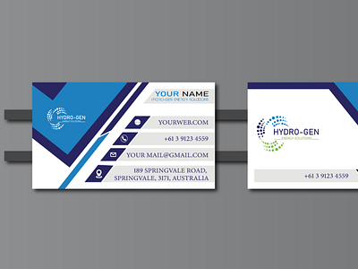 Creative Business Card Design. branding business card card design design graphic design illustration logo vector