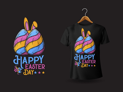 Easter day t shirt design, happy easter day design graphic design typography vector