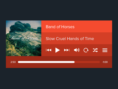 Music Player concept flat metro music music player player simple