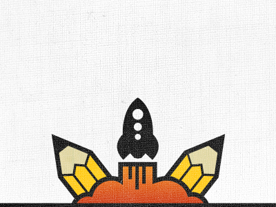 Part of logotype illustration logo logotype pen pencil pencils rocket