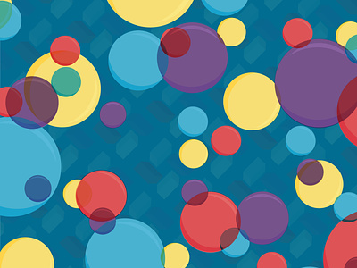 Colorful Bubbles ballpit bright bubbles bubbly circles color palette colorful depth geometric shapes happy inspiration pattern play primary colors water