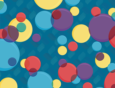 Colorful Bubbles ballpit bright bubbles bubbly circles color palette colorful depth geometric shapes happy inspiration pattern play primary colors water