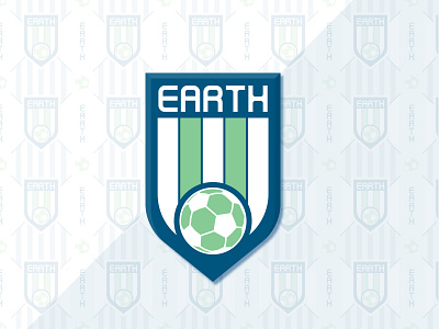 Earth - global football team athletic athletic badge badge football football logo logo soccer soccer logo sport logo sports warmup
