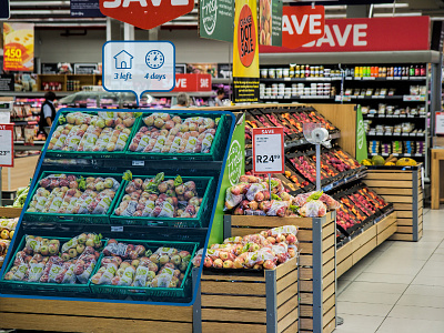 Grocery Store ar food groceries grocery grocery store icon icons modern notification reminder sleek ui