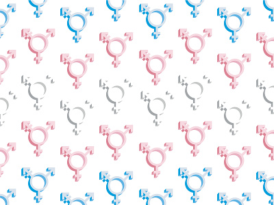 Transgender Symbol Pattern