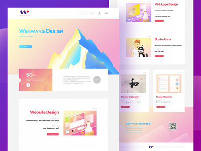Website design for Windows/Mac os blue color design ebusiness ecommerce interface pink ui vision visual web website