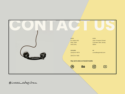 Contact Us - 028 Daily UI Challenge contact page contact us daily ui dailyui dailyui 028 design minimal minimalism minimalist simple ui design