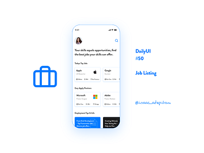 Job Listing - 050 Daily UI Challenge